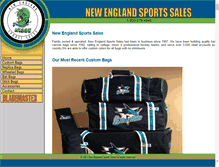 Tablet Screenshot of newenglandhockeybags.com